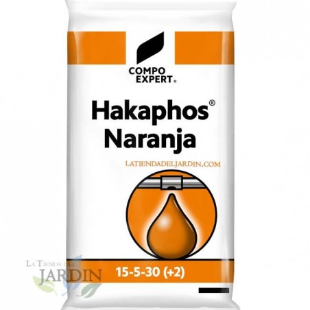 Engrais orange Hakaphos 15-5-30, sac de 25 Kg, pour l'engraissement et la maturation du fruit