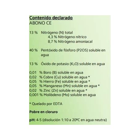 Concime Hakaphos viola 13-40-13, sacco da 25 Kg, per allegare il fiore sull'albero