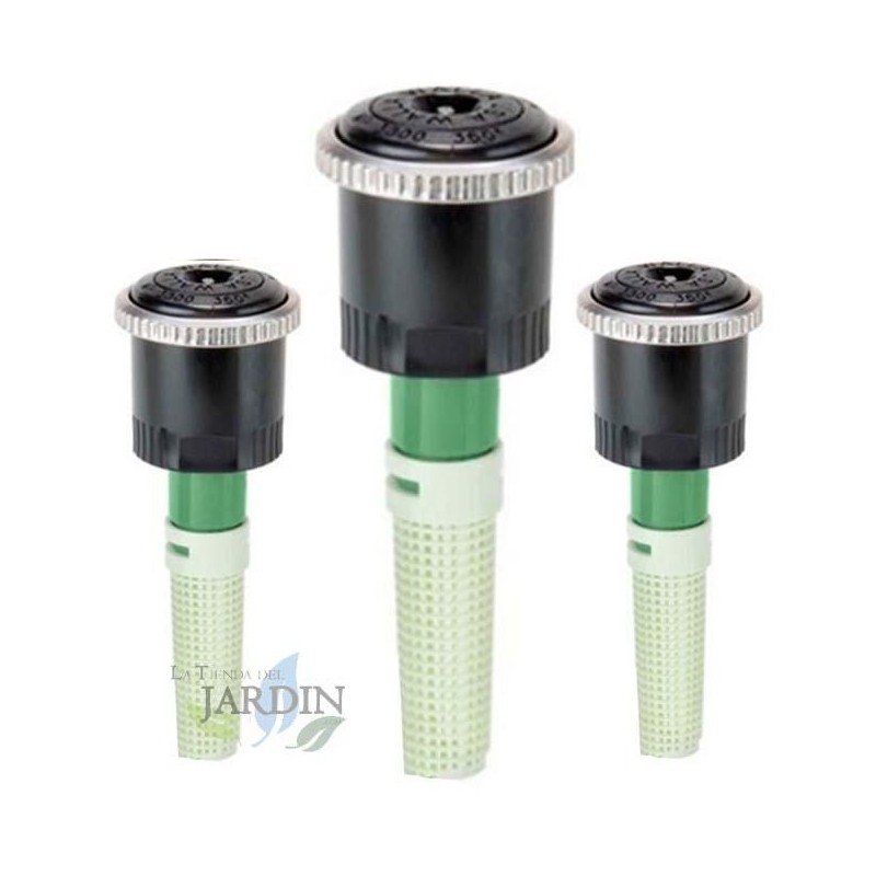 Set di 3 Ugello Rotator MP1000 Hunter 360º, ugello diffusore di irrigazione da 2,5 a 4,5 m