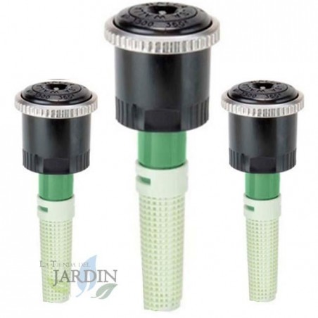 Confezione da 3 ugelli rotanti Hunter MP1000 a 360°, ugello diffusore per irrigazione da 2,5 a 4,5 m