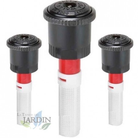 Pack 3 Toberas Rotator MP2000 360º Hunter - Boquillas Difusores de Riego 4 a 6,7 m
