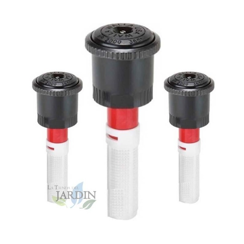 Pacote com 3 bicos rotativos Hunter MP2000 360º, bico difusor de irrigação de 4 a 6,7 m