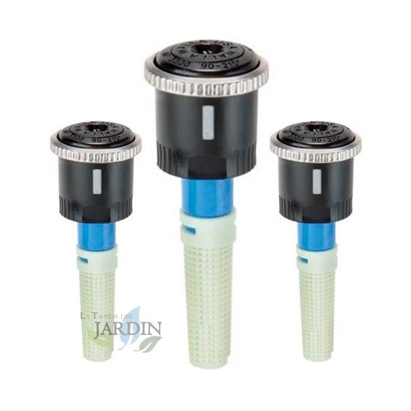 Pacote com 3 bicos rotativos Hunter MP3000 90º-210º, bico difusor de irrigação 6,7 a 9,1 m