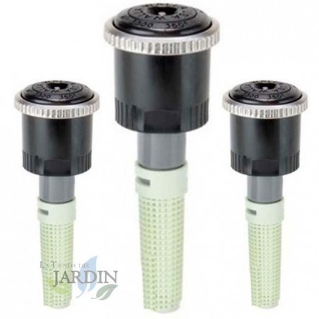 Lot de 3 buses rotatives Hunter MP3000 360º, diffuseur d'irrigation 6,7 à 9,1 m