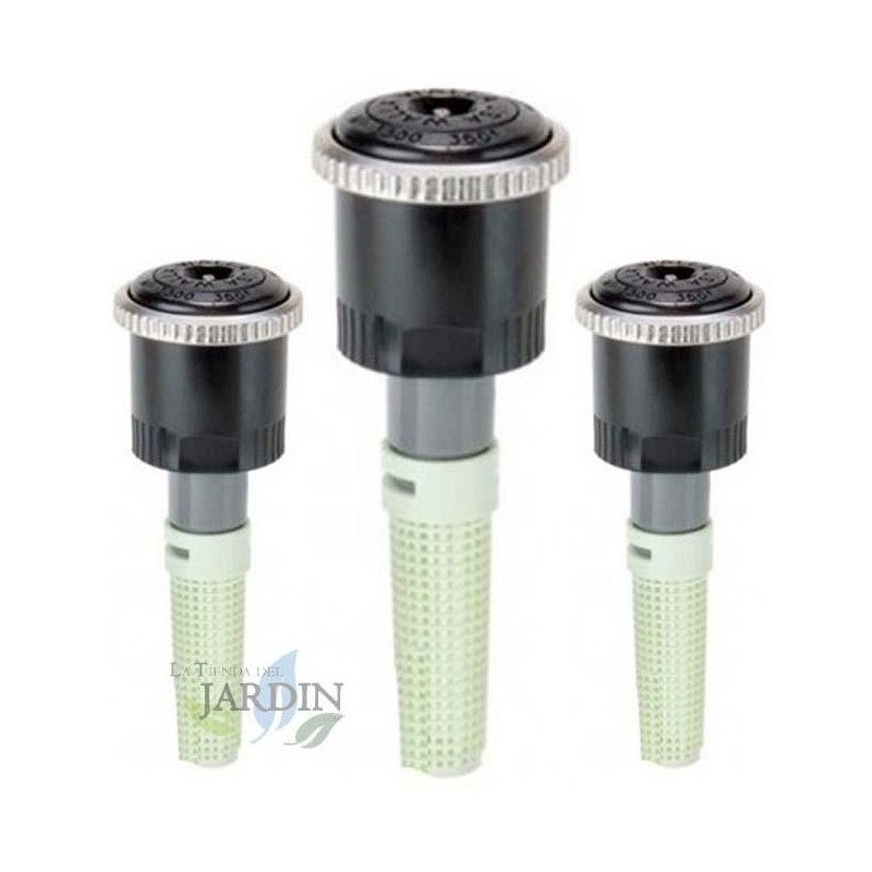 Lot de 3 buses rotatives Hunter MP3000 360º, diffuseur d'irrigation 6,7 à 9,1 m