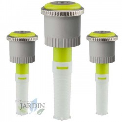 Lot de 3 Buse d'arrosage MP Rotator MP800 SR360º, buse pour Tuyère d'arrosage, portée 1,8 à 3,5 m