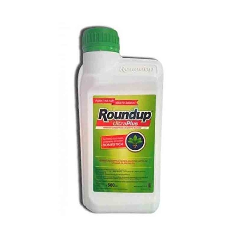 Herbicide Roundup Ultra Plus à base de glyphosate total. 500 cmXNUMX.