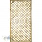 Panneau treillis en bois 45x180 cm, carrés de 4 cm avec grille latérale, imprécné en autoclave