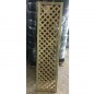 Panneau treillis en bois 45x180 cm, carrés de 4 cm avec grille latérale, imprécné en autoclave