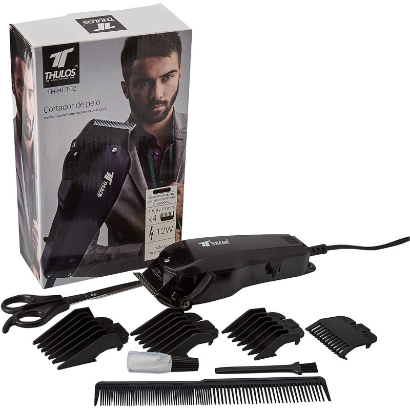 Stainless steel hair clipper 3 to 13mm with accessories