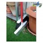 Escova para limpeza de grama artificial e carpetes | Cabo de 129,5 cm | Escova de 30,5 cm Escova para limpeza de grama artificial e carpetes | Cabo de 129,5 cm | Escova de 30,5 cm