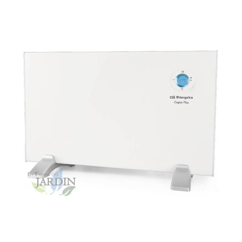 Panneau radiant numérique Wi-Fi, 1000 W, écran numérique LCD, programmable, connexion sans fil via l’appli Orbegozo