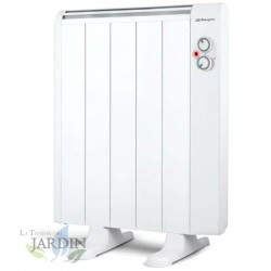 Radiateur Electrique Basse Consommation 5 éléments 800W Orbegozo, pieds d'appui inclus, télécommande, minuterie