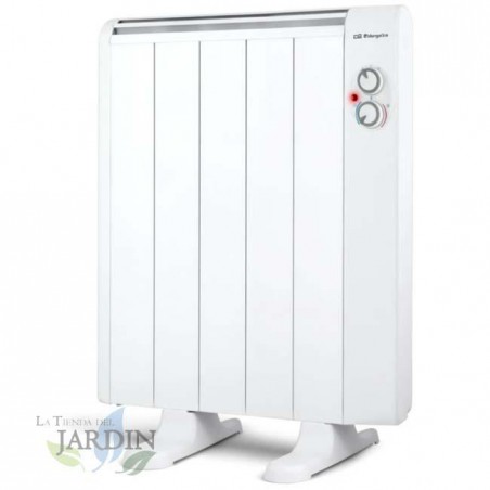 Radiateur Electrique Basse Consommation 5 éléments 800W Orbegozo, pieds d'appui inclus, télécommande, minuterie