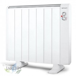 Radiateur Electrique Basse Consommation 7 éléments 1300W Orbegozo, pieds d'appui inclus, télécommande, minuterie