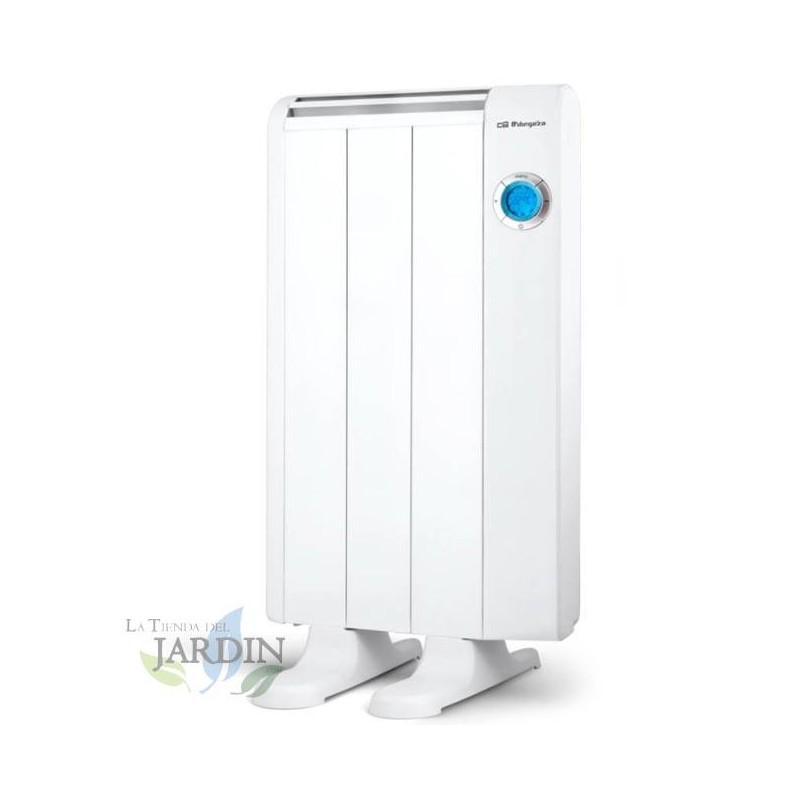 Radiateur Electrique Basse Consommation 3 éléments 500W Orbegozo, mural ou au sol, télécommande, minuterie