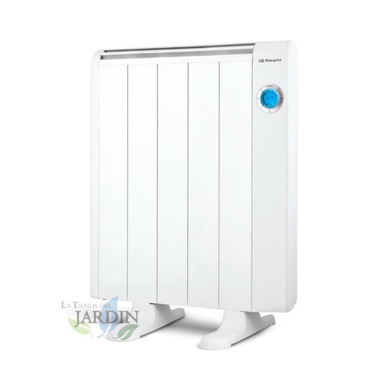 Radiateur Electrique Basse Consommation 5 éléments 800W Orbegozo, mural ou au sol, télécommande, minuterie