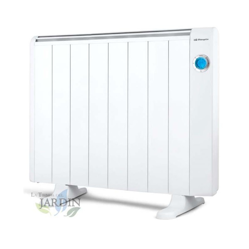 Radiateur Electrique Basse Consommation 8 éléments 1500W Orbegozo, mural ou au sol, télécommande, minuterie