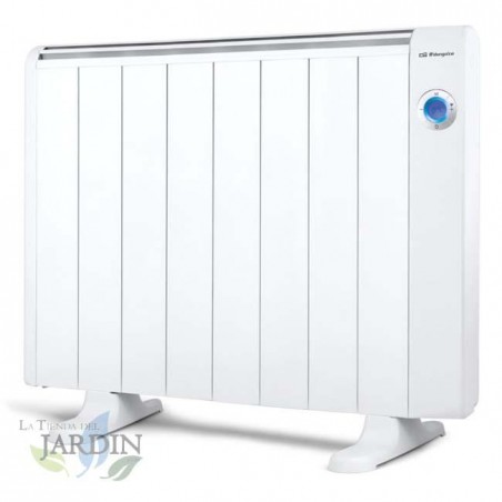 Low-consumption WiFi thermal emitter. 1500 W power. LCD digital display. Temperature range: 7°C - 35°C.