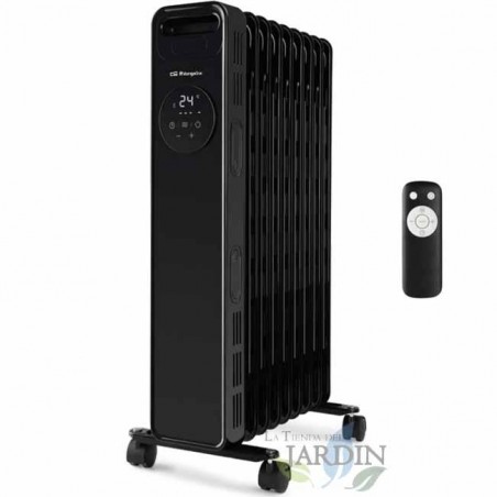  Oil radiator 9 elements Orbegozo.  Three heat powers: 800-1200W-2000W. Temperature range: 7º to 35ºC.