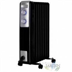 Orbegozo RN2000 9-element oil-filled radiator, 2000W. Adjustable thermostat.