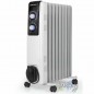 Ölradiator mit 9 Heizelementen mit hoher thermischer Trägheit. Maximale Leistung von 2000 W. 3 Heizstufen: 800 W - 1200 W - 2000 Ölradiator mit 9 Heizelementen mit hoher thermischer Trägheit. Maximale Leistung von 2000 W. 3 Heizstufen: 800 W - 1200 W - 2000