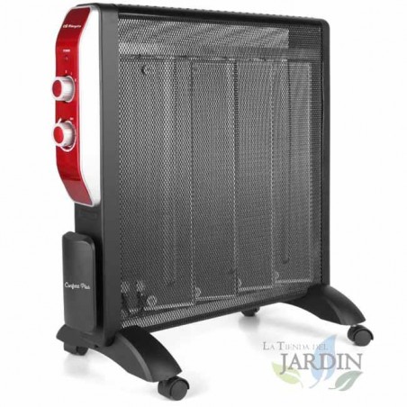 Radiatore in MICA Orbegozo. 2 livelli di potenza: 1000W-2000W. Elemento riscaldante in MICA. Rapida convezione e diffusione del