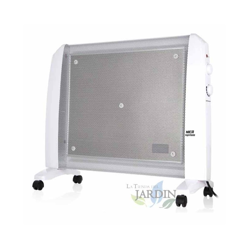 Radiador Elétrico Orbegozo 1500W, Baixo Consumo, Aquecedor de Mica, Aquecedor com Termostato Regulável, Segurança Anti-Tombo