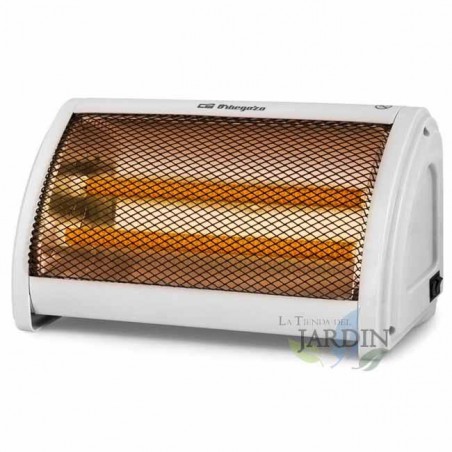  Orbegozo Ceramic Stove 2 Power levels: 500 and 1000 W. 2 Ceramic tubes.  Double button operation.