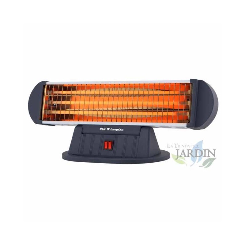 Radiateur infrarouge, Poêle 1200W Orbegozo BP0204. 3 barres quartz. Émission de chaleur instantanée Radiateur infrarouge, Poêle 1200W Orbegozo BP0204. 3 barres quartz. Émission de chaleur instantanée