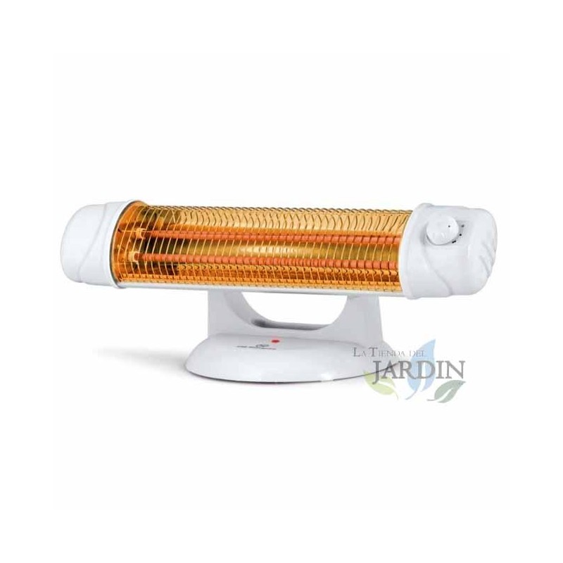Orbegozo-Quarzofen. 2 Leistungsstufen: 600 W und 1.200 W. 2 Quarzstangen. Verstellbarer Bildschirm. Orbegozo-Quarzofen. 2 Leistungsstufen: 600 W und 1.200 W. 2 Quarzstangen. Verstellbarer Bildschirm.