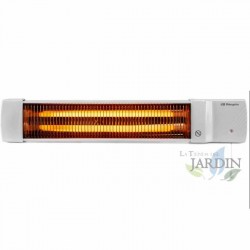 Radiateur infrarouge, Poêle de salle de bain 1200W Orbegozo BB5002. 2 barres de quartz. Écran réglable. Interrupteur à tirette