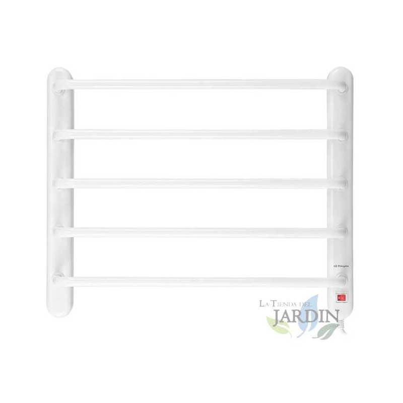 Sèche-serviettes électrique Orbegozo. 90 W. Sèche et réchauffe les serviettes. Vis et écrous inclus pour fixation murale.