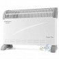 Heizkonvektor mit Turbo. Maximale Leistung von 2000 W. 3 Leistungsstufen: 750, 1.250 und 2.000 W. Einstellbarer Thermostat