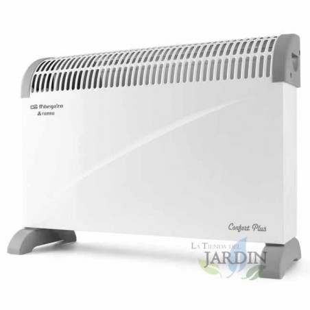 Copy of Orbegozo Convector. Maximum power 2000W. 3 power levels: 750, 1,250, and 2,000W. Adjustable thermostat.