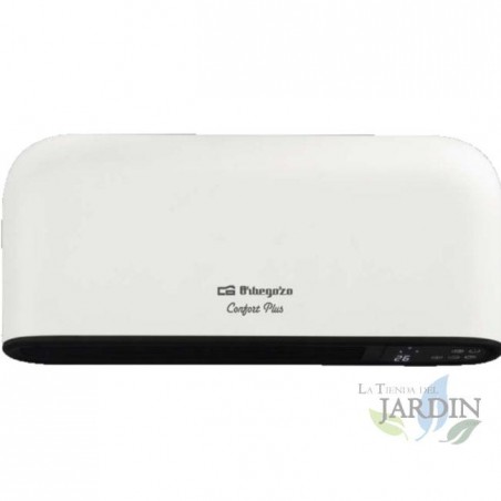 Riscaldatore da parete in ceramica split Orbegozo 2000W WIFI. Connessione tramite APP. Termostato digitale da 10ºC a 35ºC.