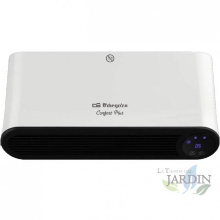 Aquecedor de parede Orbegozo 2000W, divisão de parede, controle remoto, termostato digital, temperatura ajustável