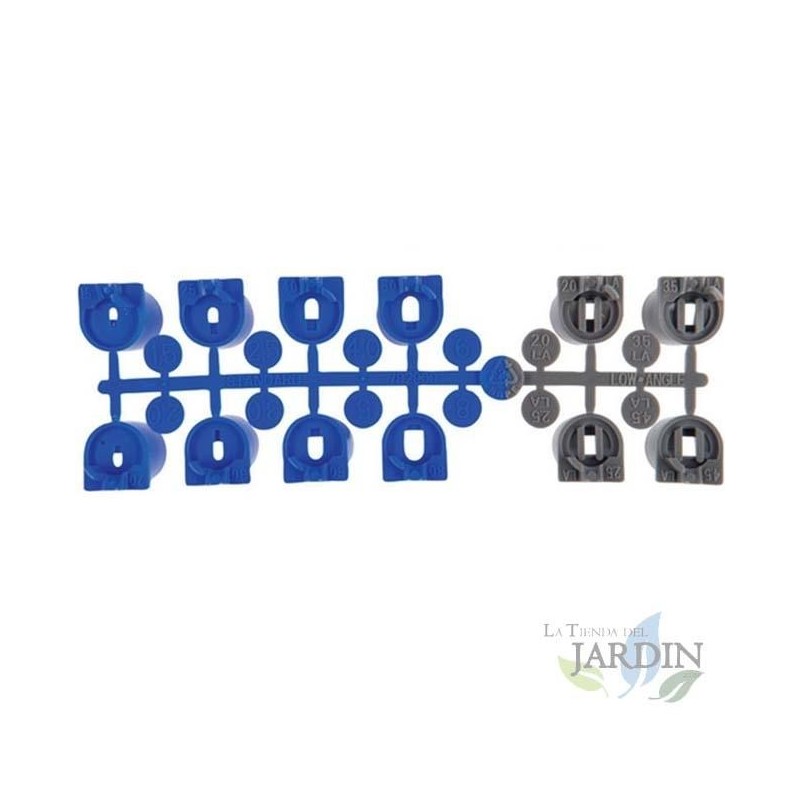 Irrigation nozzle set for PGP Hunter sprinklers
