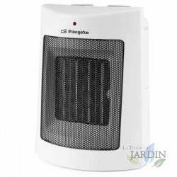 Radiateur soufflant céramique avec thermostat progressif 1500W Orbegozo CR5013. Conçu pour économiser de l'espace