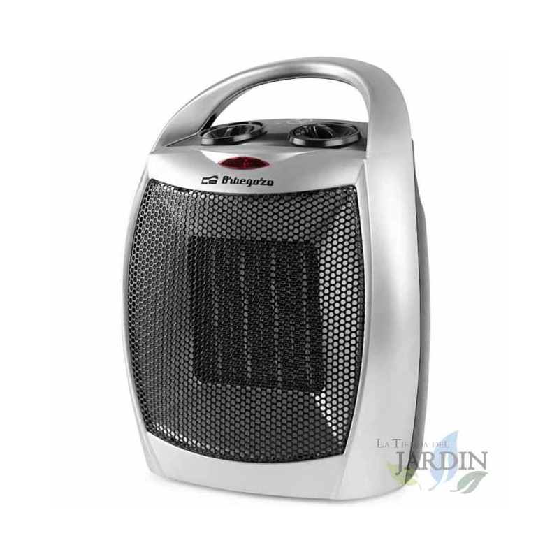 Orbegozo ceramic heater. Thermostat with progressive adjustment and antifreeze function. Two powers: 750 and 1,500 W. Orbegozo ceramic heater. Thermostat with progressive adjustment and antifreeze function. Two powers: 750 and 1,500 W.