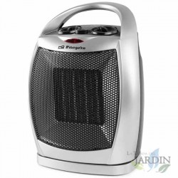 Radiateur soufflant céramique avec thermostat réglable 1500W Orbegozo CR5021. Position air neuf