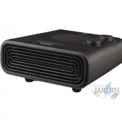  Orbegozo horizontal heater.  Three positions: 1100W-2200W-Fan.  Adjustable thermostat.  Instant heat.  Color Black.