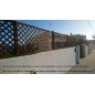 Painel de treliça de madeira 90x180 cm | Quadrados de 9 cm | Decoração interna ou externa | Treliça decorativa para jardim Painel de treliça de madeira 90x180 cm | Quadrados de 9 cm | Decoração interna ou externa | Treliça decorativa para jardim