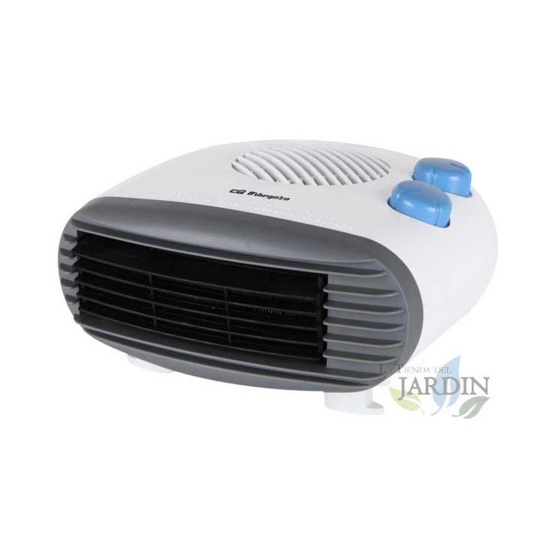 Radiateur soufflant 2000W Orbegozo. Deux positions chaud et froid. Fonction ventilateur, noir