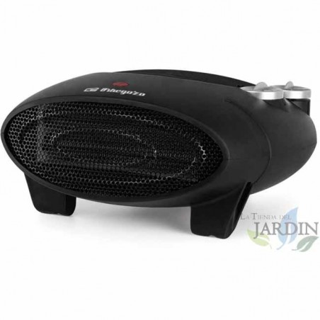 Riscaldatore orizzontale. Potenza: 1000W-2000W. Interruttore rotante a 3 posizioni. Funzione ventola aria fredda.