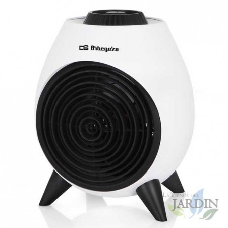 Riscaldatore di design di grandi dimensioni Orbegozo 2000W. Selettore rotativo a tre posizioni. Funzione ventola.