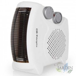 Chauffage radiateur vertical horizontal FH5115 2000W Orbegozo. 2 modes de puissance. Thermostat réglable, blanc