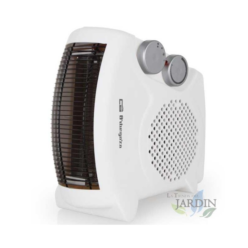 Heizung 2 in 1 Orbegozo. Horizontale und vertikale Position. Hitze 1000W-2000W. Einstellbarer Thermostat. Heizung 2 in 1 Orbegozo. Horizontale und vertikale Position. Hitze 1000W-2000W. Einstellbarer Thermostat.