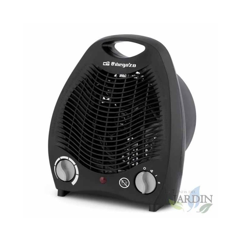 Orbegozo 2000W compact heater. Progressive thermostat. Fan function.