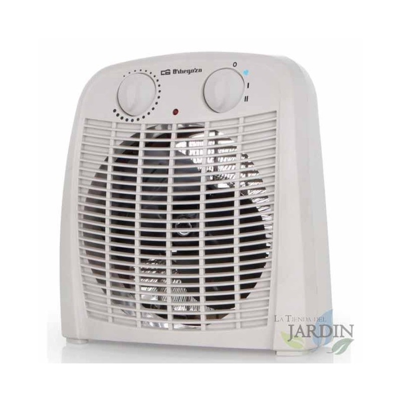 2000-W-Heizgerät. 3-Positionen-Drehschalter. Lüftermodus. Zwei Heizstufen: 1000 W und 2000 W. IP 21-Badezimmerschutzklasse.
